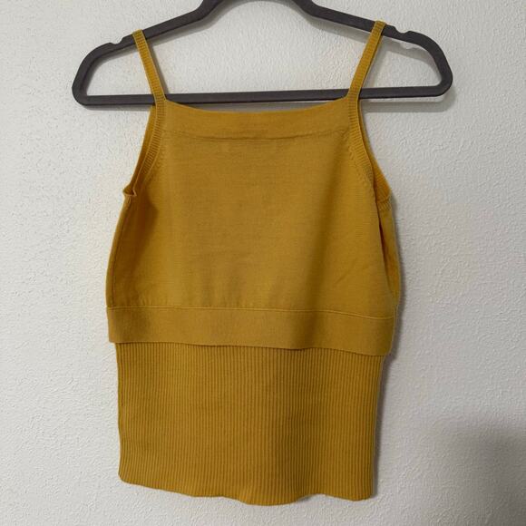 Marie Claire Paris Women's 100%Wool Knit Tie Waist Tank Top Size 36 - Picture 11 of 13